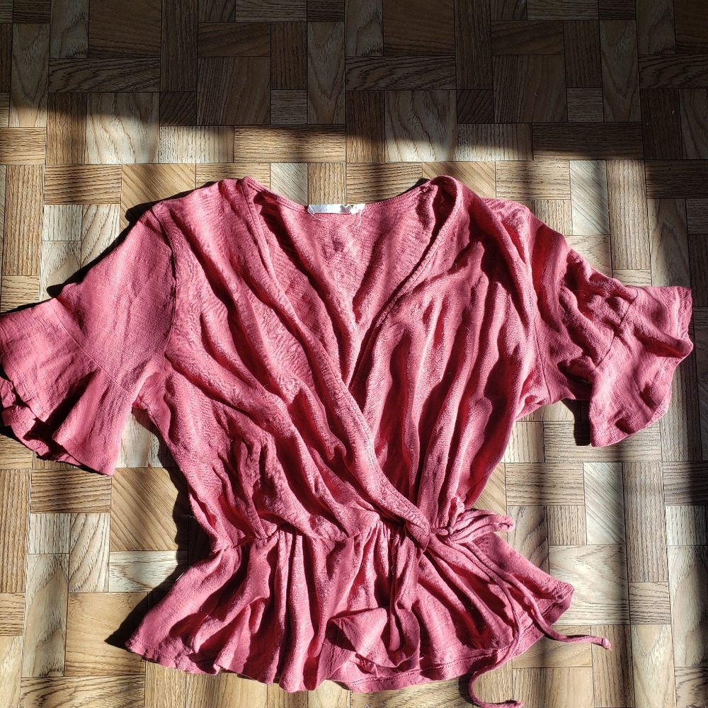 cute wrap top